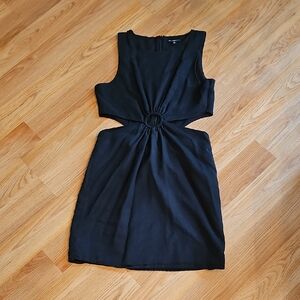 Ever Alter Elegant Black Cut-Out Dress.Size S